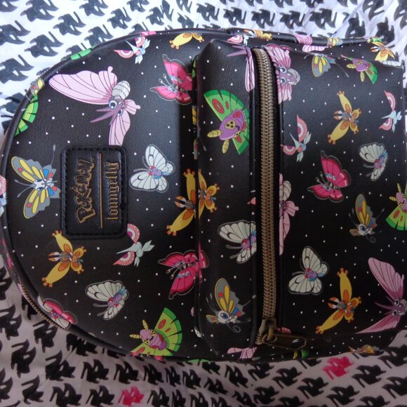 Loungefly Handbags - BACKPACK LOUNGEFLY POKEMON BUTTERFLY FLYING BUGS BLACK NWT
